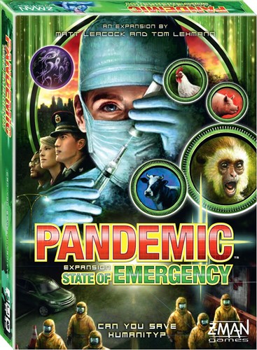 Z-man Games coörperatief bordspel Pandemic State of Emergency Engelse editie