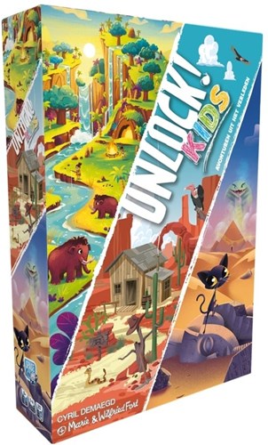 Asmodee bordspel Unlock! Kids Avonturen uit het verleden puzzelspel