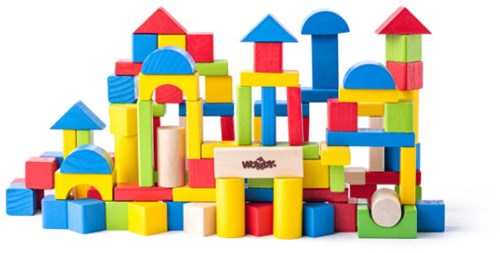 Woody Woody 100 blokken in ton 90909