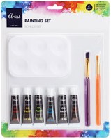 Coffret peinture à l'huile jouet créatif 10 pièces multicolore