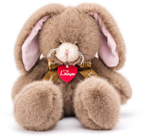 Lumpin peluche lapin Cappucino 36 cm - jouet doux pour enfants