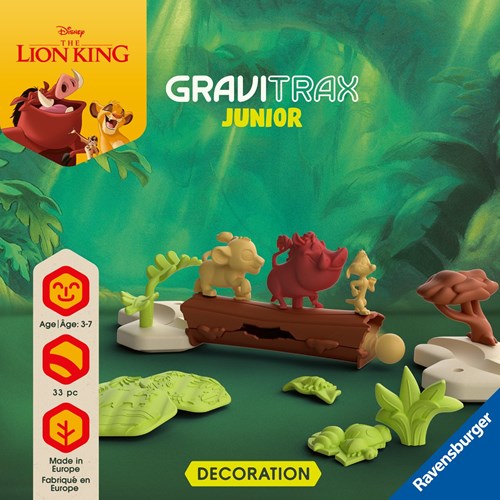 Ravensburger knikkerbaan GraviTrax Junior Lion King uitbreiding-2