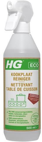 HG eco kookplaatreiniger 500ml milieuvriendelijk schoonmaakmiddel