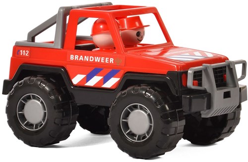 Cavallino Toys brandweerauto terreinwagen speelgoedauto voor kinderen