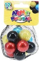 Fidget Atomic Ballen stressbal speelgoed set 12 stuks multicolor