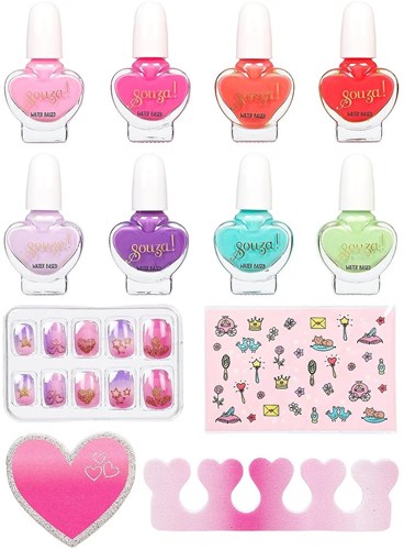 Souza for Kids set de vernis à ongles princesse enfant multicolore-2
