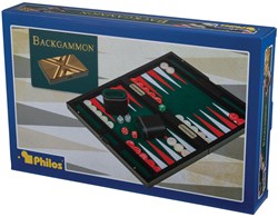 Philos jeu de backgammon Psara medium - jeu de société classique en bois
