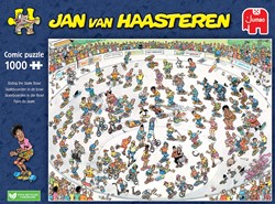 Jan van Haasteren Legpuzzel - Skateboarden in de Bowl, 1000st.