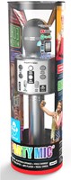 iDance micro bluetooth karaoké argent avec LED et haut-parleur