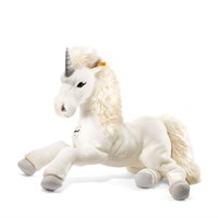 Steiff knuffel eenhoorn Starly wit - pluche bungelende eenhoorn 70 cm