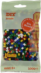 Hama Bio Strijkkralen felle kleuren mix - milieuvriendelijk speelgoed 1000st