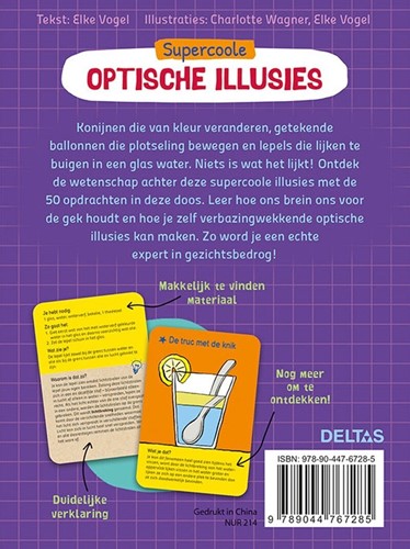 Deltas Supercoole optische illusies - doos met kaarten-2