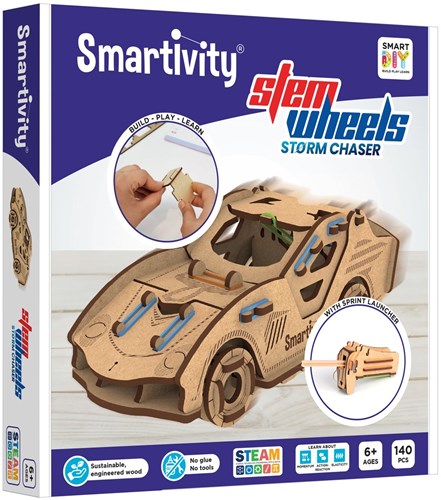 Smartivity bouwset STEM Storm Chaser kartonnen speelgoed