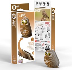 Eugy puzzle 3D - Kit de modèle hibou en carton pour enfants 6+