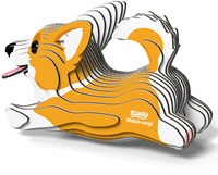 Eugy 3D puzzel Welsh Corgi hond - duurzaam karton knutselset-2