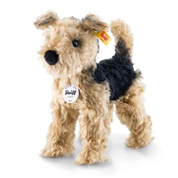 Steiff knuffel Welsh Terrier Terri, goudbruin/zwart