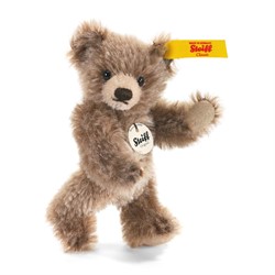 Steiff knuffel mini teddybeer, bruin getipt