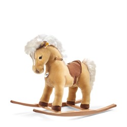 Steiff poney à chevaucher en peluche Franzi blond - cheval câlin 70 cm