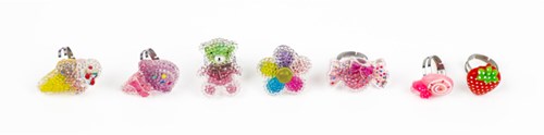 Avenir glitterringen knutselset - creatieve sieraden maken-2