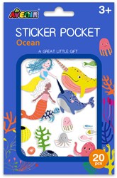 Avenir livre de stickers océan - set créatif pour enfants