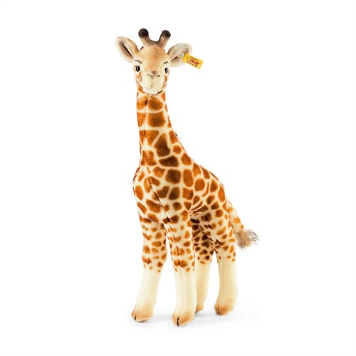 Steiff knuffel giraf Bendy pluche speelgoed beige bruin 45 cm