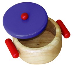 Viga Toys houten soeppan speelgoed met deksel - keukenset 3+
