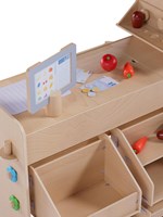 Haba speelset - 3 in 1 keuken, winkeltje en werkplaats houten speelgoed-3