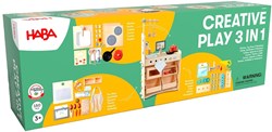Haba speelset - 3 in 1 keuken, winkeltje en werkplaats houten speelgoed