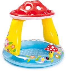 Intex piscine enfant gonflable champignon 102x89cm jardin