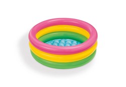 Intex piscine bébé gonflable - Sunset Glow 61x22cm multicolore