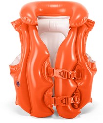 Intex gilet de natation deluxe orange junior 3-6 ans piscine plage PVC