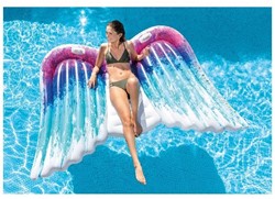 Intex 58786 flotteur de plage et de piscine Bleu, Rose, Blanc Matelas flottant Motif Vinyle