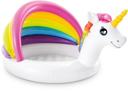 Intex zwembad eenhoorn - opblaasbaar kinderbad 127x102x69cm