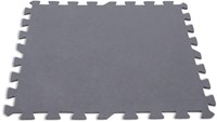 Intex vloertegels beschermmat 8 stuks 50x50x0.5cm grijs kunststof