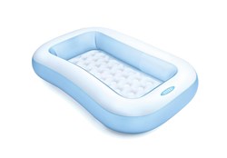 Intex Piscine bébé gonflable bleue - 166 x 100 x 28 cm - piscine enfant