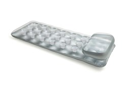 Intex matelas gonflable pocket gris 188x71cm avec oreiller - PVC résistant