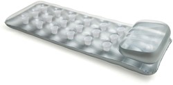 Intex luchtbed pocket grijs 188x71cm met kussen - stevig PVC