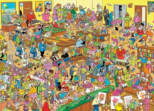 Jan van Haasteren Legpuzzel - Het Bejaardenthuis, 1000st.