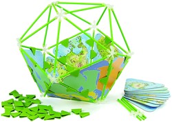 Hape bouwset Architetrix wereldbol - educatief constructiespeelgoed