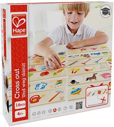 Hape educatief spel Cross Out - kleurrijk familiespel voor kinderen