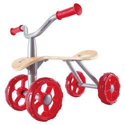Hape loopfiets Trail Rider - Avontuurlijke kinderfiets rood