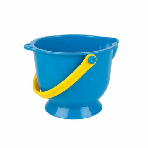 Hape seau de plage bleu - seau jouet pour enfants-2