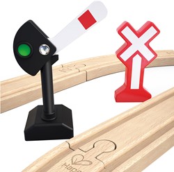 Hape Houten treinbanen set B (14 onderdelen)