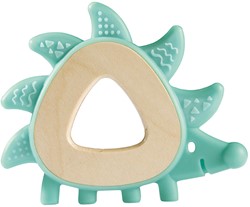 Hape anneau de dentition hérisson - anneau bébé bois et silicone