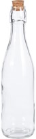 Excellent Houseware glazen fles met kurk 500ml transparant - bewaarfles