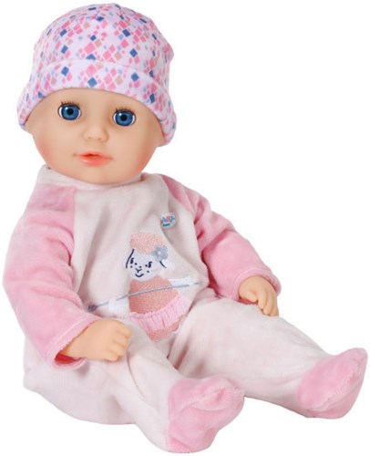 BABY born poupée bébé Anna Rosé 36cm corps souple jouet biberon rose-3