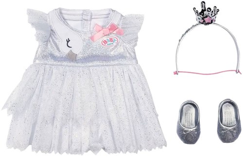 BABY born vêtements de poupée tenue ballerine 43cm avec tutu et accessoires-2