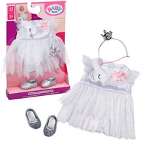 BABY born vêtements de poupée tenue ballerine 43cm avec tutu et accessoires-3