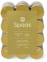 Spaas geurtheelichten Shimmering Smile 24 stuks - lange brandduur-2
