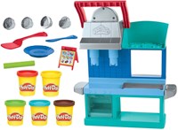 Play-Doh speelgoed restaurant keuken speelset Busy Chefs met klei-3